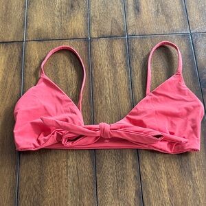 lululemon athletica coral red bikini top